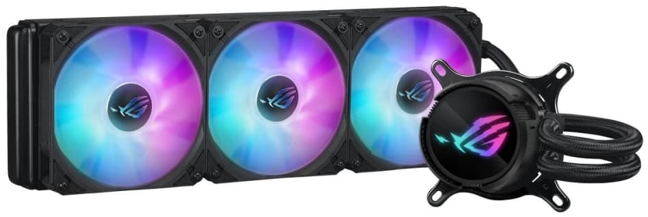 Система жидкостного охлаждения ASUS ROG STRIX LC III 360 ARGb 90RC00T1-M0UAY0 черный 120мм алюминий, 2200 об/мин, 36 дБ, 4 pin