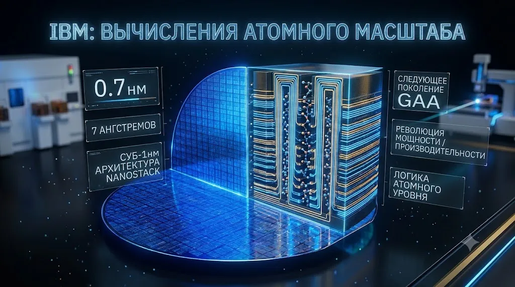 Кремниевый предел преодолен: Как IBM создала первый в мире 0.7-нанометровый чип
