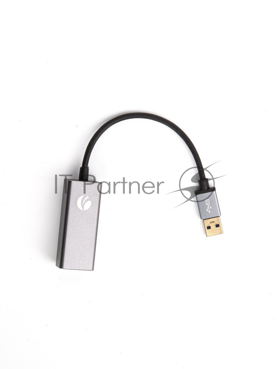 Кабель-переходник USB 3.0 (Am) --> LAN RJ-45 Ethernet 1000 Mbps, Aluminum Shell, VCOM DU312M