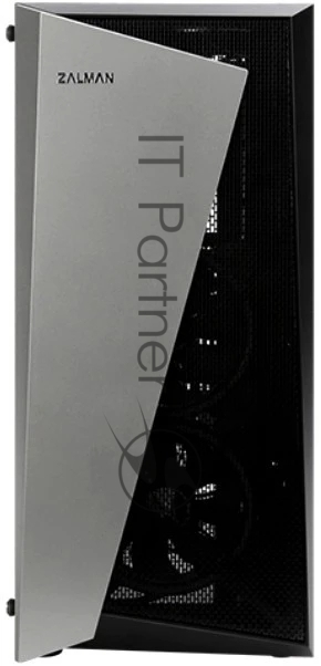 Компьютерный корпус ZALMAN S4 Plus, ATX, черный, WINDOW, 1x5.25", 4x3.5", 1x2.5", 2xUSB 2.0, 1xUSB 3.0, FRONT 2x120мм, REAR 1x120мм