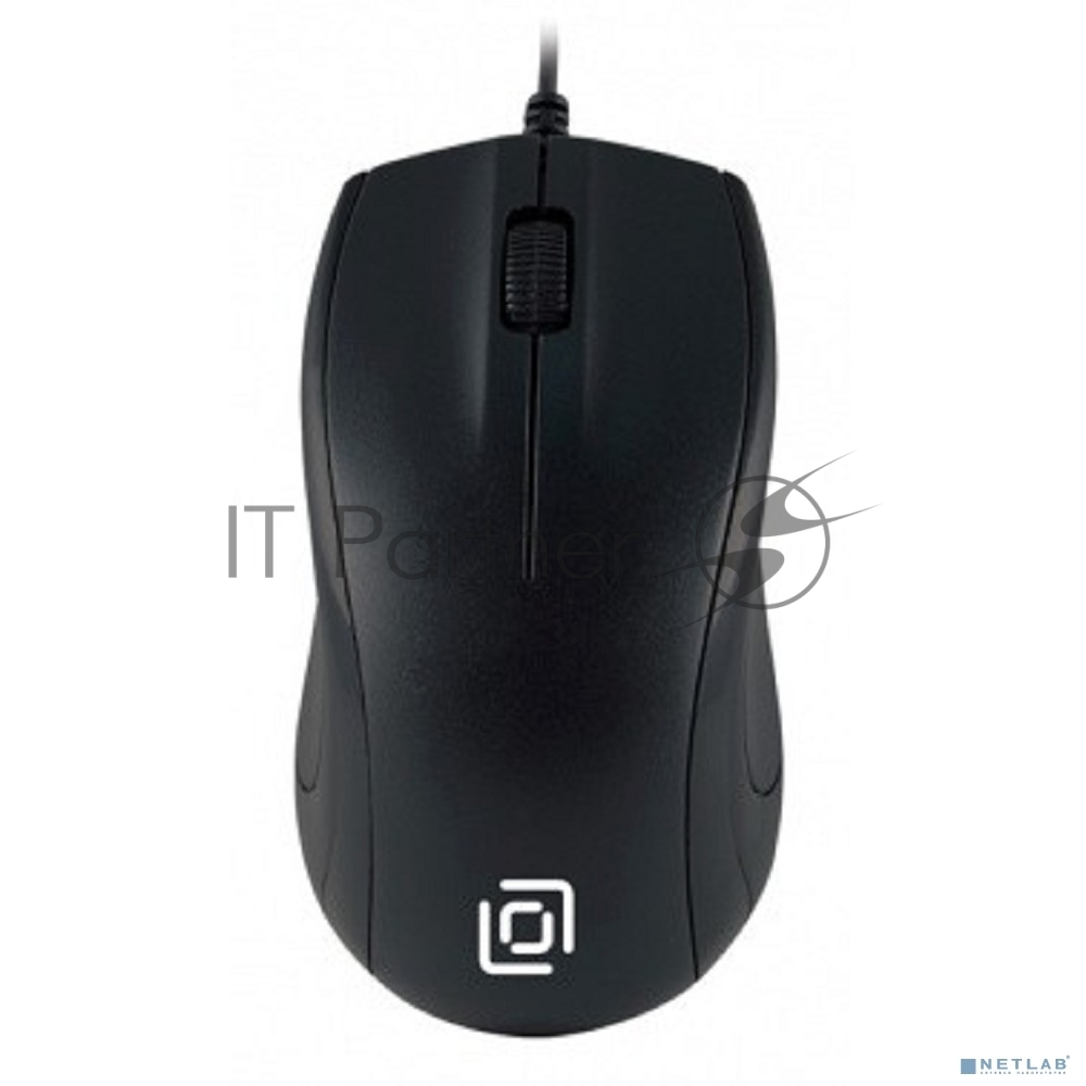 Мышь проводная Oklick 185V2 черный, 1200 dpi, USB, кнопки - 3