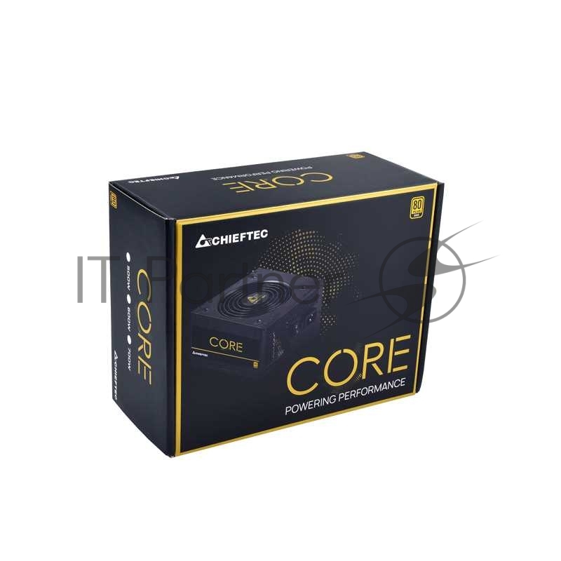 Блок питания Chieftec BBS-500S-Bulk, 500Вт, 80 PLUS Gold,120мм, черный