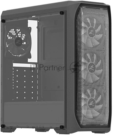 Компьютерный корпус ZALMAN N5 MF, ATX, черный, WINDOW, 1x5.25", 4x3.5", 1x2.5", 2xUSB 2.0, 1xUSB 3.0, FRONT 1x120мм, REAR 1x120мм
