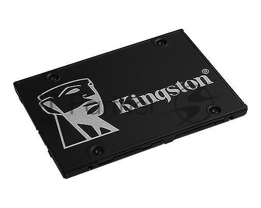 Накопитель SSD Kingston KC600, 2Tb, SATA III, 2.5", R/W 550/520
