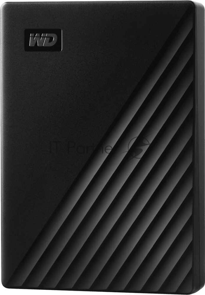 Внешний HDD 2.5" Western Digital My Passport, 5TB, USB 3.2 Gen 1 Type-A, 5400 rpm, черный