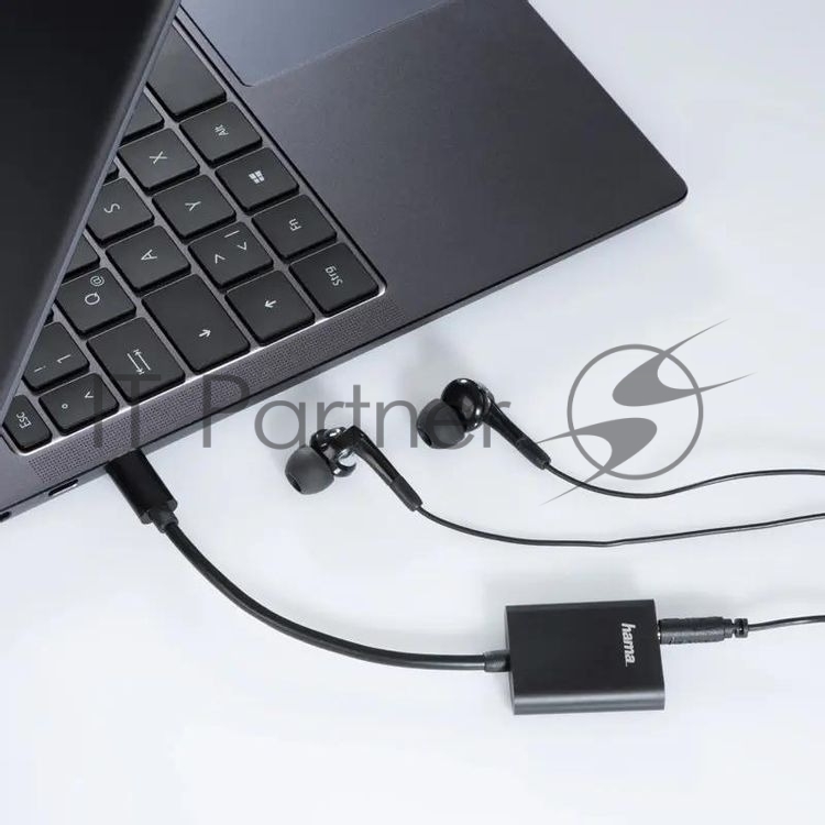 USB-концентратор Hama 00135748, USB Type C, 3.5мм/Type C, USB Type-C