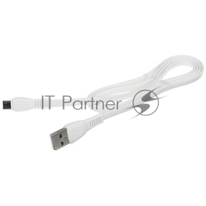 Кабель USB 2.0 HOCO X13, AM/microBM, белый, 1м