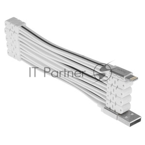 Кабель USB 2.0 HOCO X25, AM/Lightning M, белый, 1м