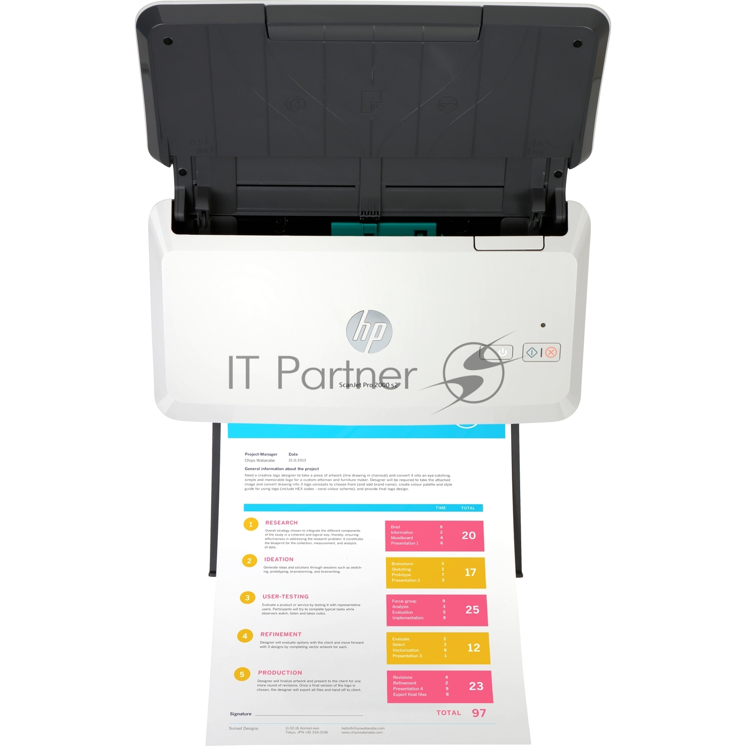 Сканер HP ScanJet Pro 2000 s2
