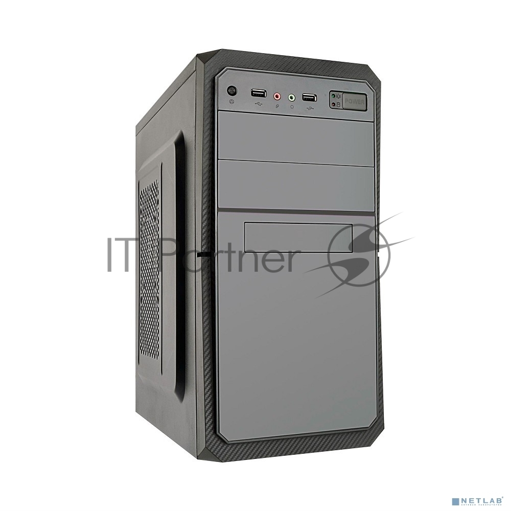 Компьютерный корпус ExeGate EX284023RUS Minitower BA-202 Black, mATX, AA500, 80мм, 2*USB, Audio
