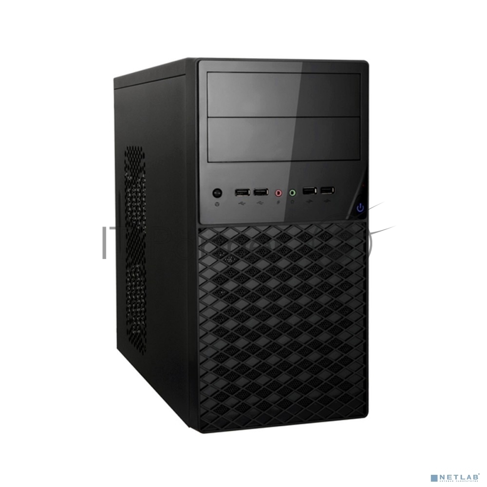 Компьютерный корпус ExeGate EX284029RUS Minitower BA-203U Black, mATX, (AA450, 80мм), 2хUSB+1хUSB 3.0, Audio