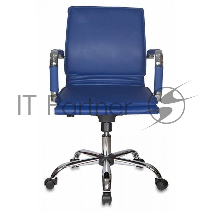 Кресло Бюрократ CH-993-Low/blue синий, экокожа