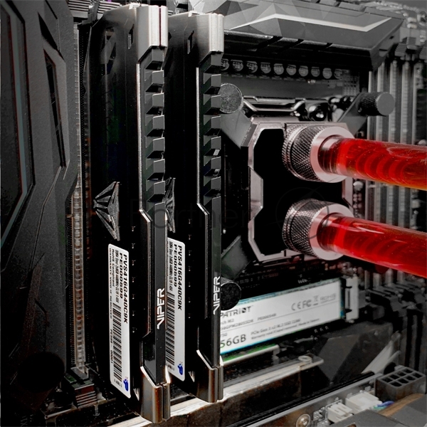 Оперативная память Patriot Viper Steel, DDR4, 64GB (2x32GB), 3600MHz, CL18, DIMM, радиатор, черный
