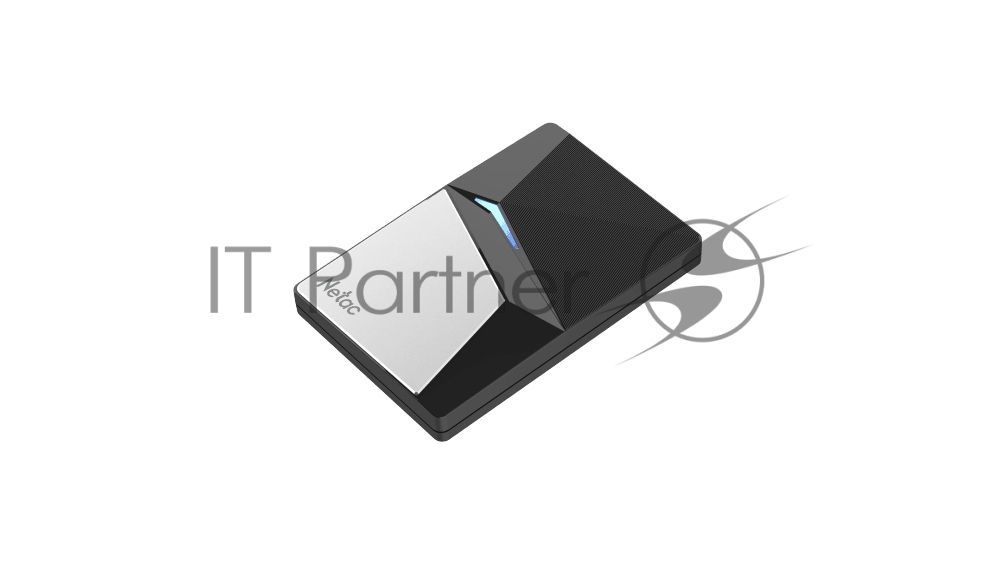 Внешний SSD Netac Z7S, 120 Gb, USB 3.2 Gen 2 Type-C, R/W 550/480, черный