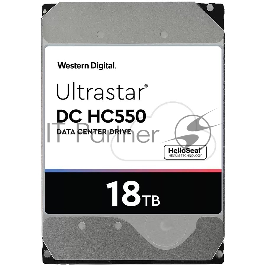 Жесткий диск Western Digital Original SATA-III 18Tb 0F38459 WUH721818ALE6L4 Ultrastar DC HC550 (7200rpm) 512Mb 3.5"