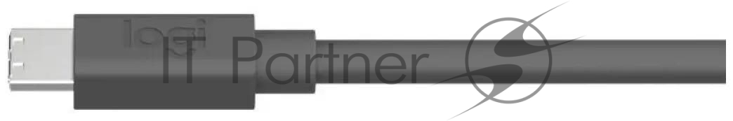 Кабель LOGITECH MeetUp 10m Mic Cable - графитовый - WW - MEETUP 10M MIC CABLE