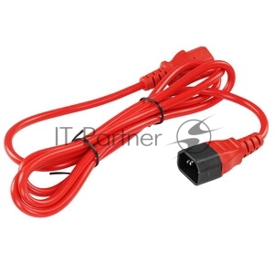 Кабель питания Cablexpert PC-189-1-1, 1.8м, C14- C19, 3x1кв.мм, черный, с заземлением