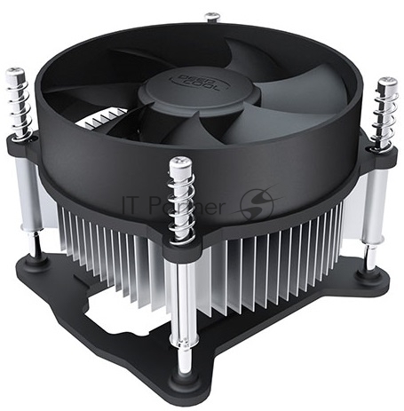 Кулер для процессора DEEPCOOL CK-11508 PWM черный, 92 мм, алюминий, 2200 об/мин, 30.1 дБ, 4 pin, 65 Вт, 70 мм