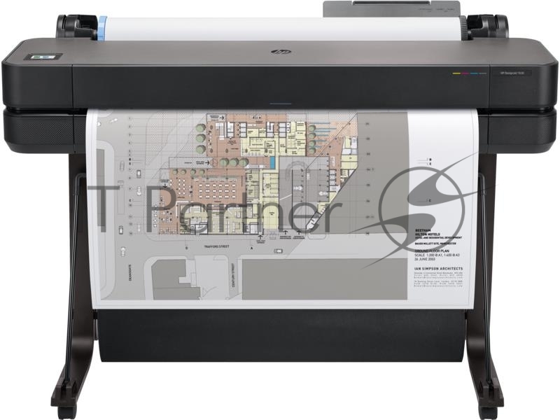 Плоттер струйный HP Designjet T630 (5HB11A/5HB11D), A0, 36", цветной, 914 мм, 2400x1200 dpi, USB, Gigabit Ethernet, WiFi