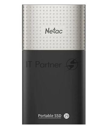 Внешний SSD Netac Z9, 1TB, USB 3.2 Gen 2 Type-C, R/W 550/480, черный