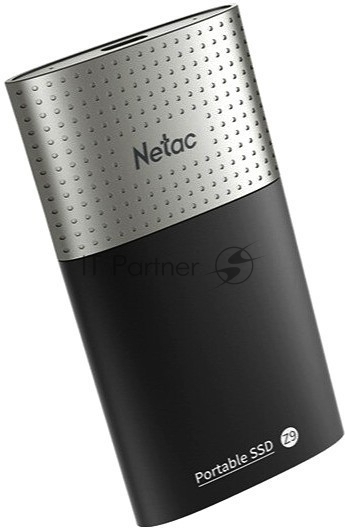 Внешний SSD Netac Z9, 250 Gb, USB 3.2 Gen 2 Type-C, R/W 550/480, черный