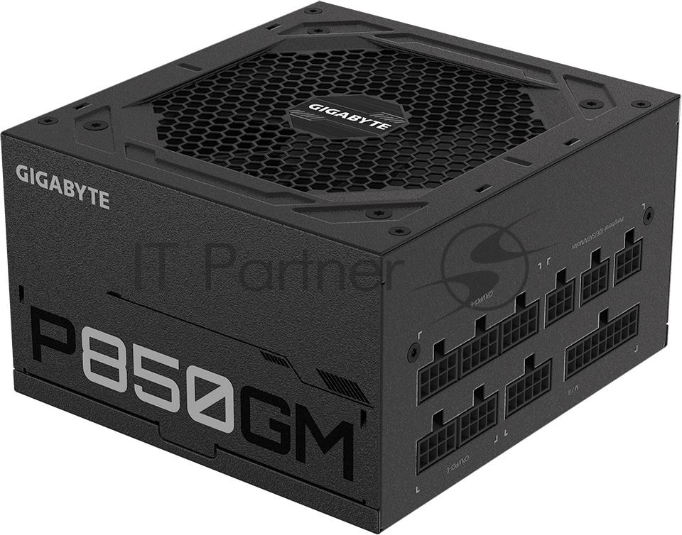 Блок питания Gigabyte GP-P850GM RTL, 850Вт, 80 PLUS Gold, 120мм, модульный, черный