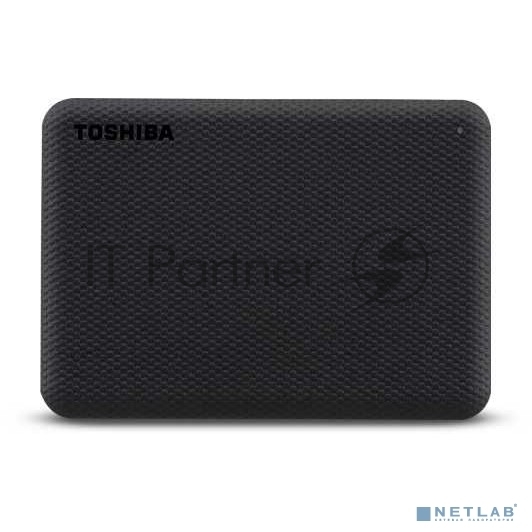 Внешний HDD 2.5" Toshiba Canvio Advance, 1TB, USB 3.2 Gen 1 Type-A, 5400 rpm, черный