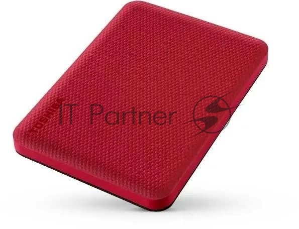 Внешний HDD 2.5" Toshiba Canvio Advance, 1TB, USB 3.2 Gen 1 Type-A, 5400 rpm, красный