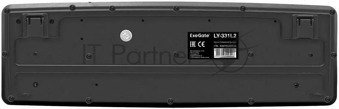 Клавиатура проводная ExeGate LY-331L5 (EX286178RUS), USB, черный