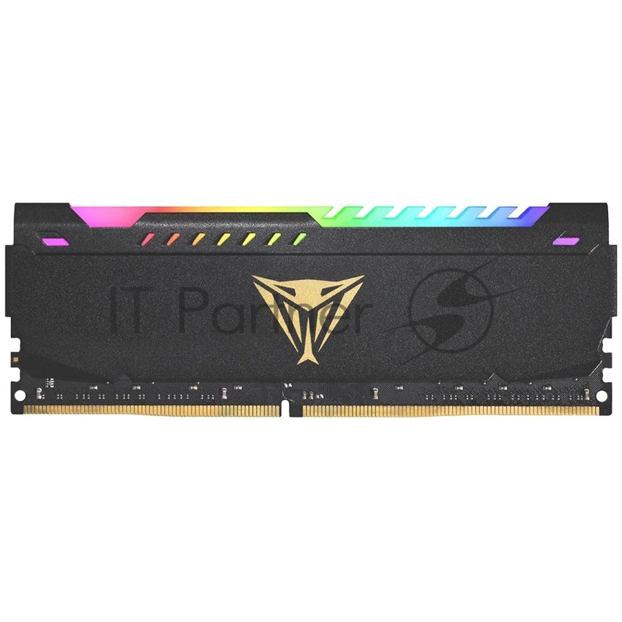 Оперативная память Patriot Viper Steel, DDR4, 16GB (2x8GB), 3600MHz, CL20, DIMM, с радиатором, RGB, черный