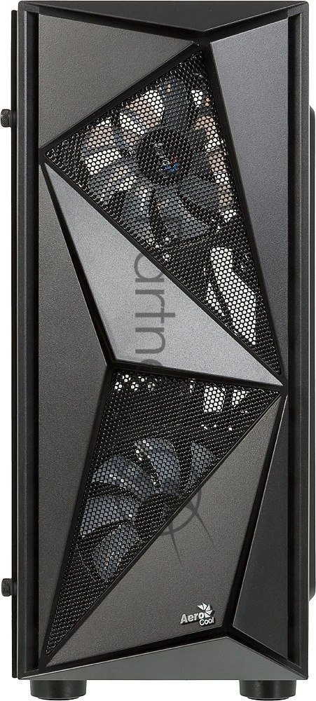 Компьютерный корпус Aerocool/Formula Glider Cosmo V1 без БП, ATX, боковое окно (закаленное стекло), черный