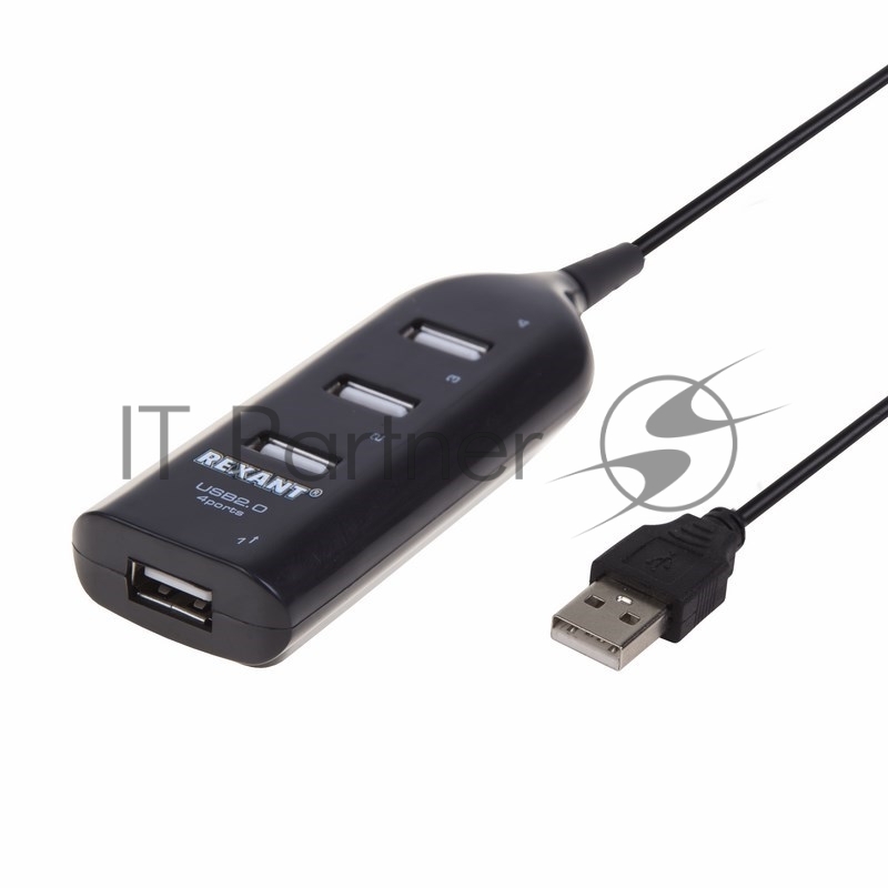 Разветвитель USB 2.0 Rexant на 4 порта