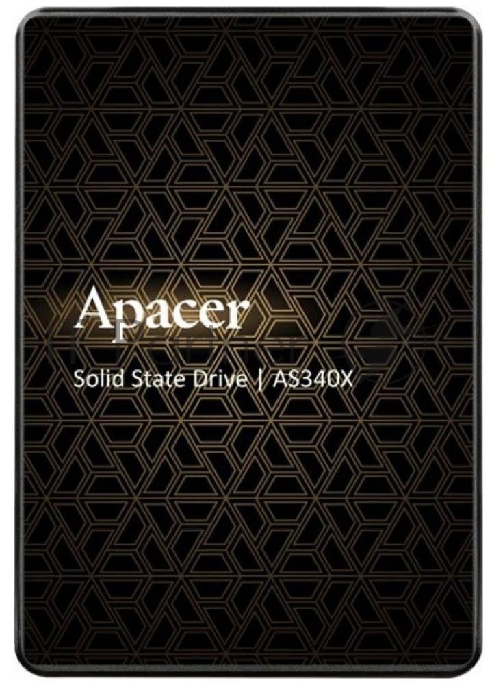 Накопитель SSD Apacer AS340X, 480Gb, 2.5", SATA III, R/W 550/520