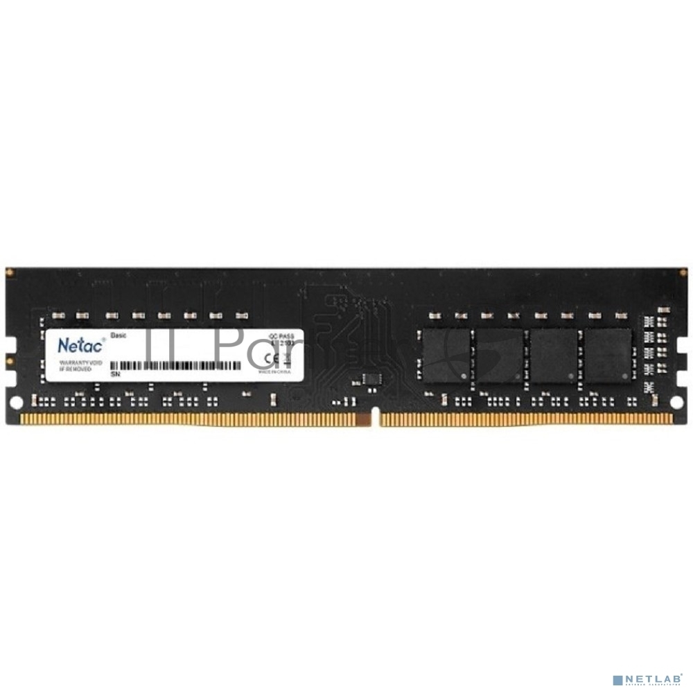 Оперативная память NETAC Basic, DDR4, 8GB (1x8GB), 2666MHz, CL19, DIMM