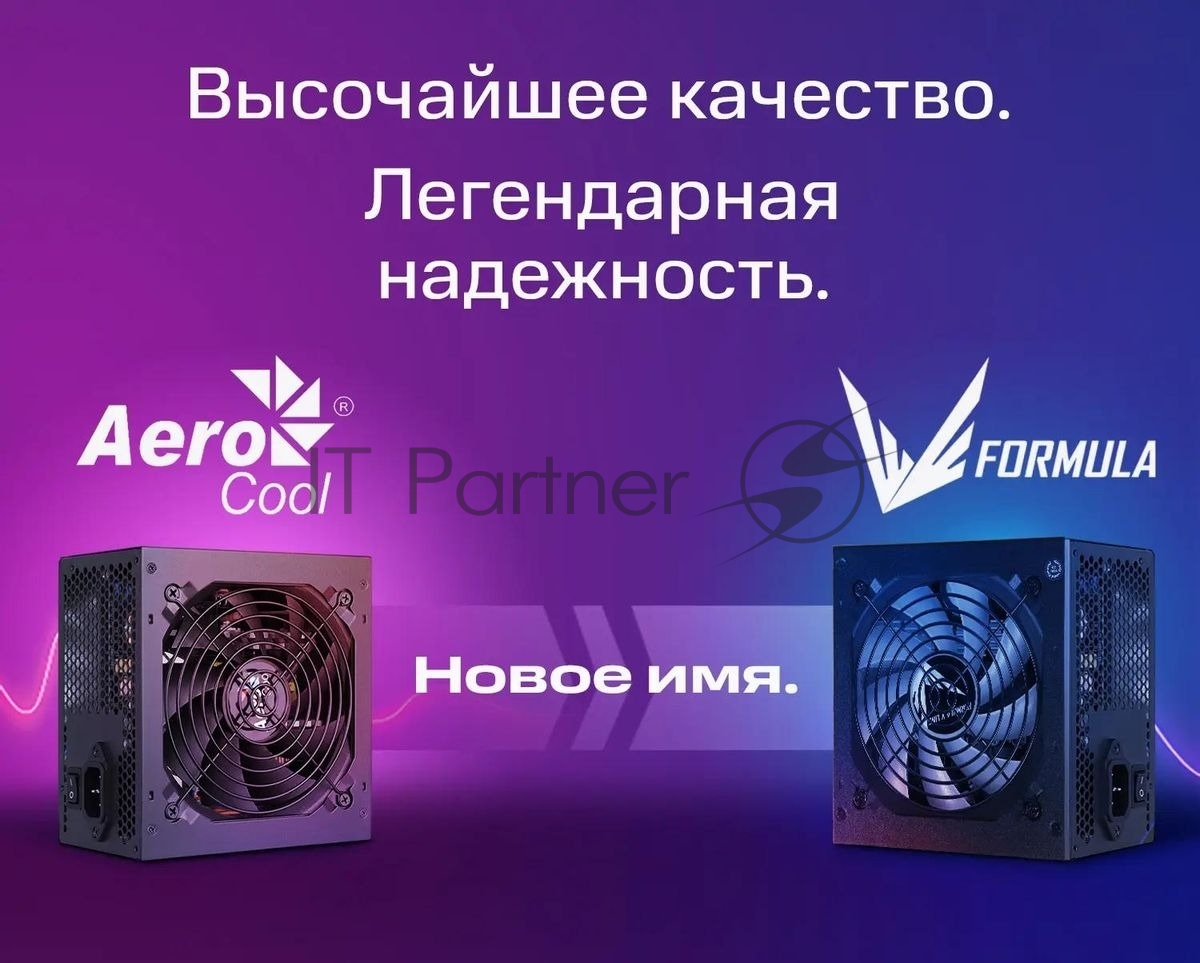 Блок питания Aerocool/Formula KCAS PLUS GOLD 850W (850W, ATX v2.4, APFC, Fan ARGB 12cm, 80+ Gold, Retail)