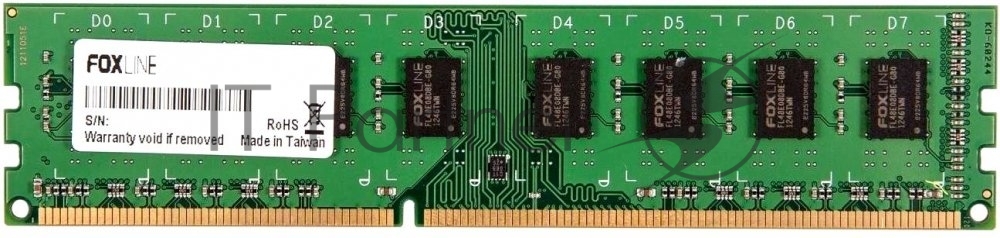 Оперативная память Foxline, DDR4, 32GB (1x32 GB), 3200 MHz, CL22, DIMM