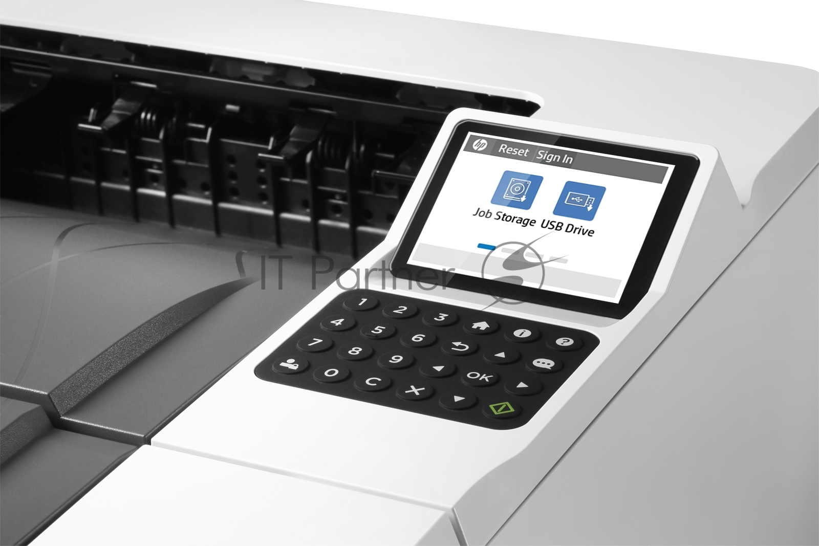 Принтер лазерный HP LaserJet Enterprise M406dn (3PZ15A), A4, ч/б, печ. до 40 стр/мин., 1200 x 1200 dpi, USB, RJ-45, Air Print, Mopria