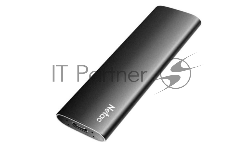 Внешний SSD Netac Z SLIM, 1TB, USB 3.2 Gen 2 Type-C, R/W 550/480, черный