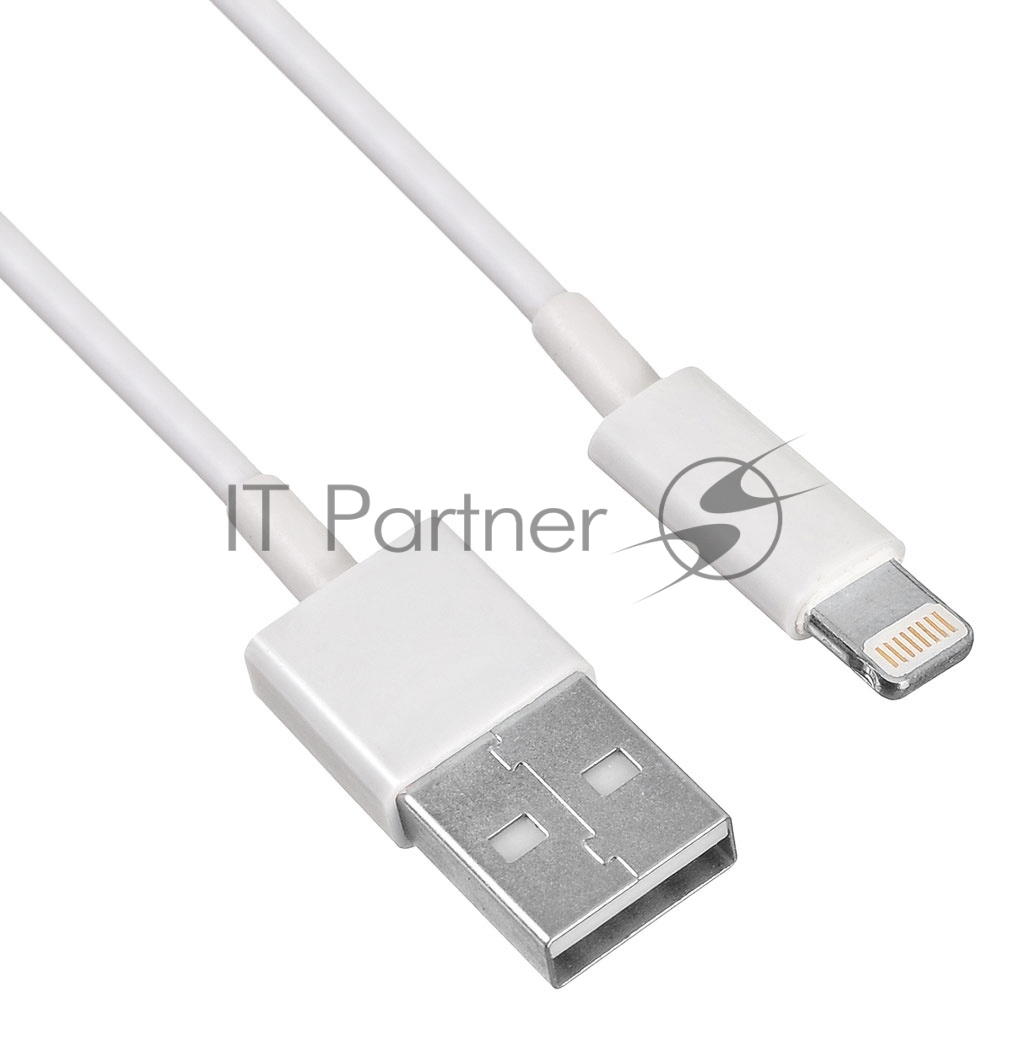 Кабель Buro USB-IP-1.2W2A 1.2м белый