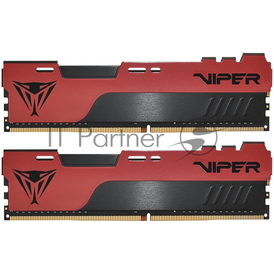 Оперативная память Patriot Viper Elite II, DDR4, 16GB (1x16 GB), 3600 MHz, CL20, DIMM, радиатор, красный, черный