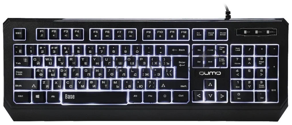 Клавиатура Qumo Office Base K59 проводная, USB Type-A, чёрный