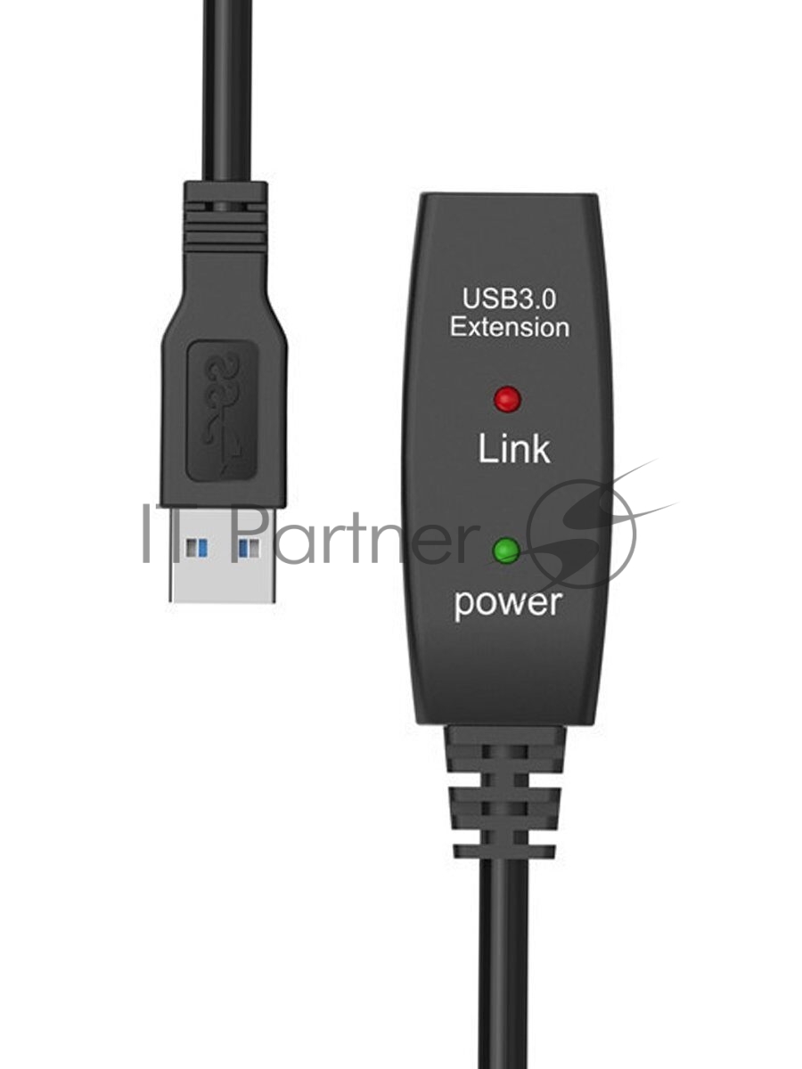 Кабель-адаптер USB3.0-repeater Aopen, удлинительный активный Am-->Af 5м QUST/qust ACU827A-5M