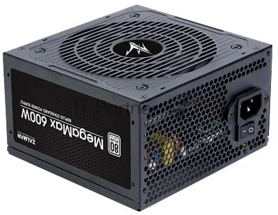 Блок питания Zalman ZM600-TXII V2 Retail, 600Вт, 80 PLUS, 120мм, черный