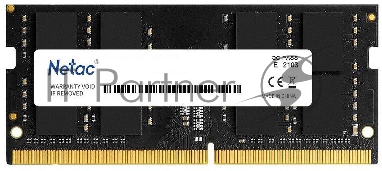 Оперативная память NETAC Basic, DDR4, 16GB (1x16GB), 3200MHz, CL22, SO-DIMM