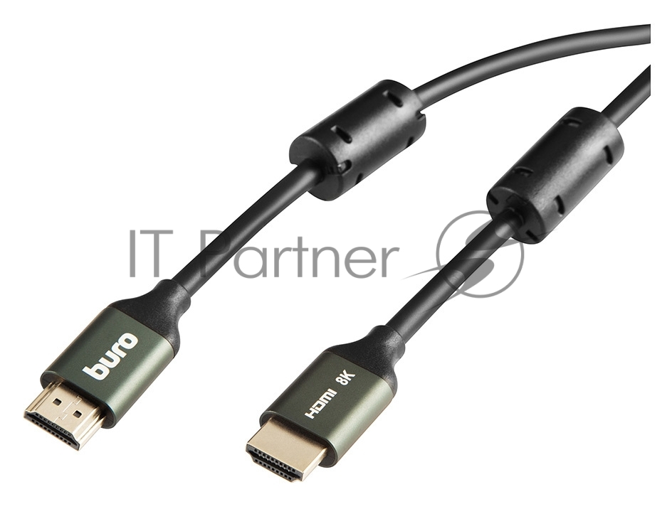 Кабель аудио-видео Buro HDMI (m)/HDMI (m) 3м. феррит.кольца позолоченные контакты черный