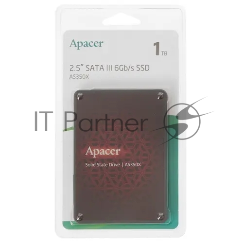 Накопитель SSD Apacer AS350X, 1Tb, 2.5", SATA III, R/W 560/540