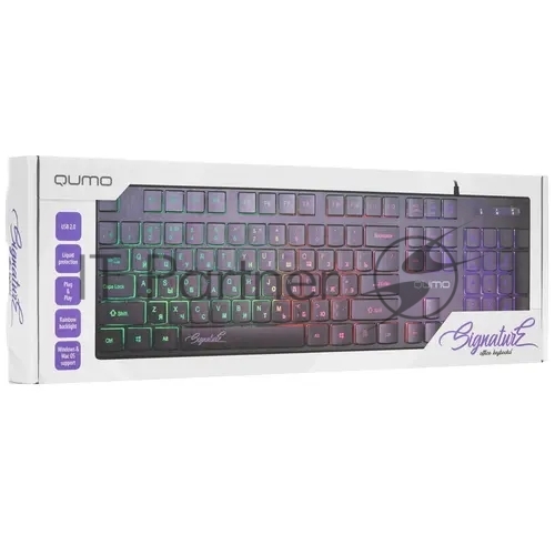 Клавиатура Qumo Office Signature K69 проводная, USB Type-A, чёрный