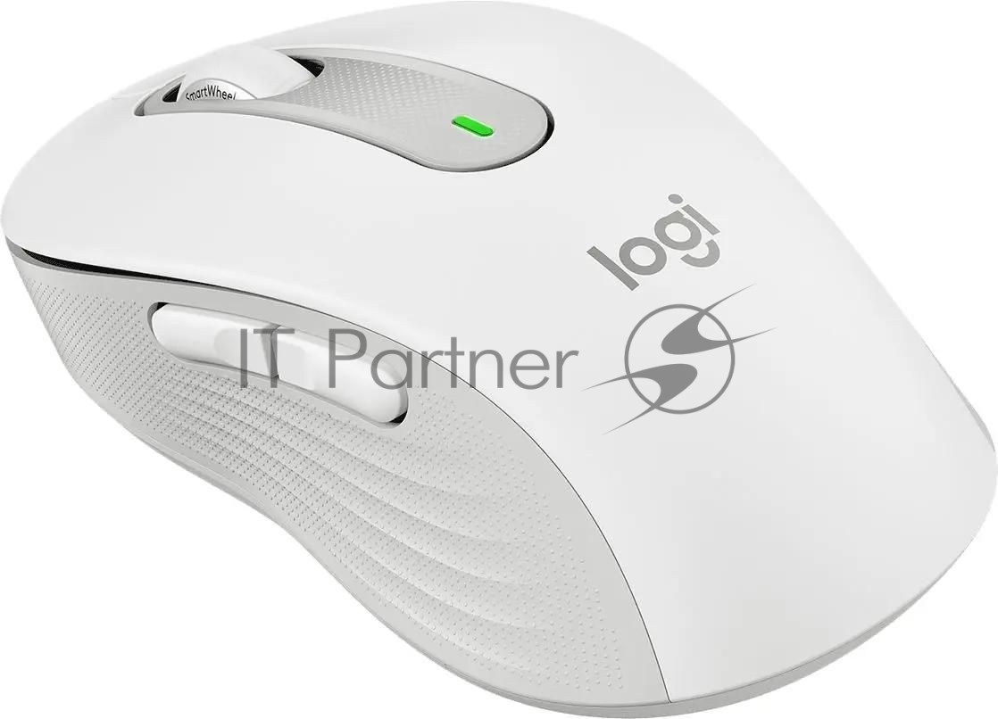 Мышь беспроводная Logitech Signature M650 белый, 4000 dpi, радиоканал, Bluetooth, USB, кнопки - 5