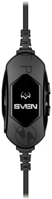 Гарнитура Sven AP-U1100MV чёрный, проводная, USB, подсветка