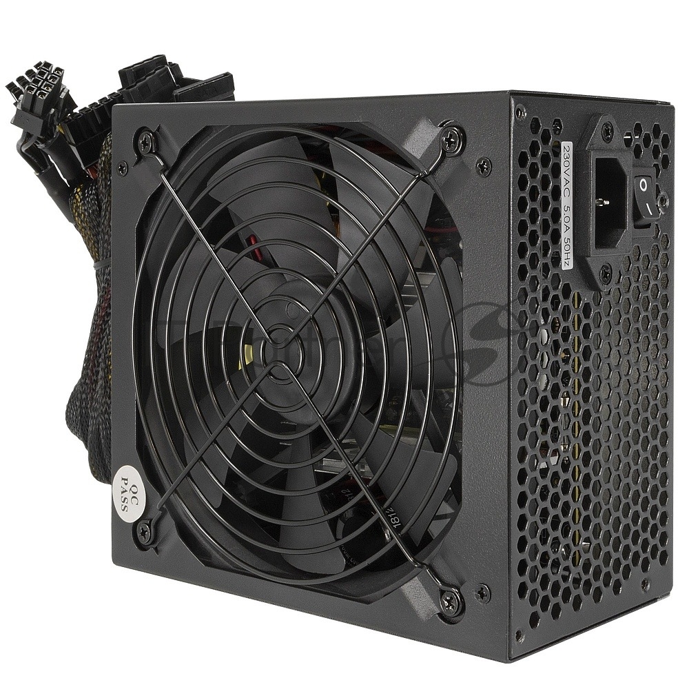 Блок питания CROWN CM-PS450W PRO OEM, 450Вт, 80 PLUS Silver, 120мм, черный